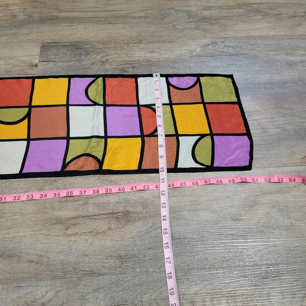 Echo silk scarf